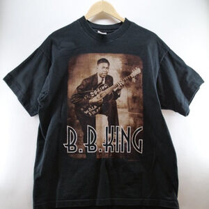 1996 B.B King Tour Vintage T-Shirt X-Large Black Single Stitch Blues Music‎ Tee